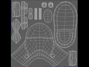 Shoes cartoonV49 3D Model