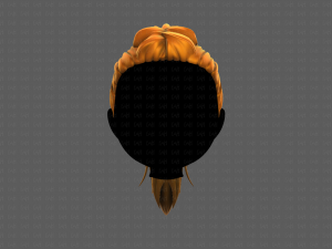 3D Hair style for girl V107 Modelo 3D