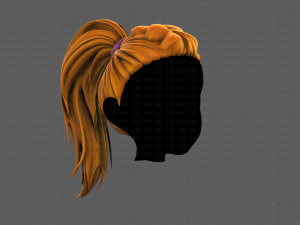 3D Hair style for girl V107 Modelo 3D