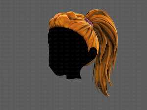 3D Hair style for girl V107 Modelo 3D