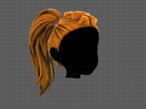 3D Hair style for girl V107 Modelo 3D