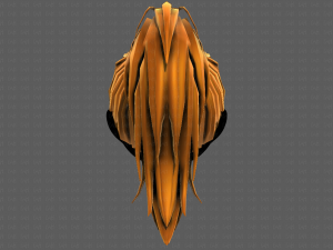 3D Hair style for girl V107 Modelo 3D