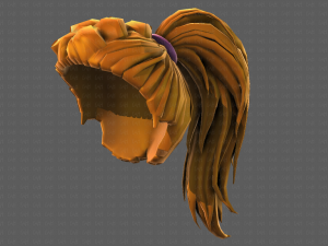 3D Hair style for girl V107 Modelo 3D