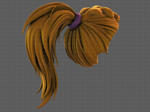 3D Hair style for girl V107 Modelo 3D