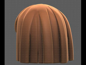 Base Hair for girl V01 3D Model