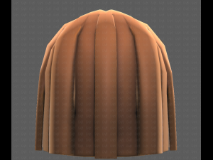 Base Hair for girl V01 3D Модель