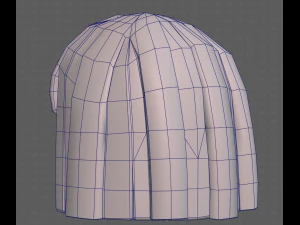 Base Hair for girl V01 3D Model