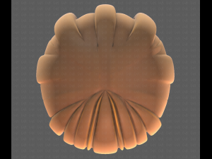Base Hair for girl V01 3D Модель
