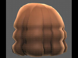 Base de pelo para ni&ntilde;a V02 Modelo 3D