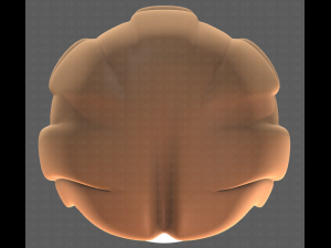 Base Hair for girl V02 Modelo 3D