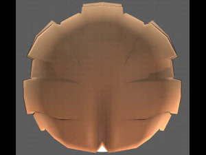 Base de pelo para ni&ntilde;a V02 Modelo 3D