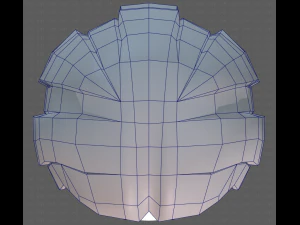 Base de pelo para ni&ntilde;a V02 Modelo 3D