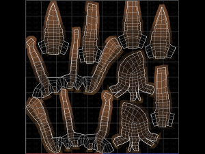 Base Hair for girl V02 Modelo 3D