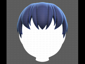 Base Hair for Boy V01 3D Модель
