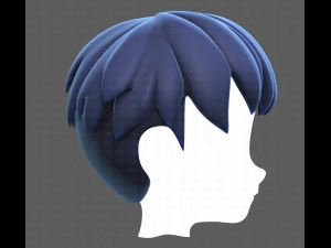 Base Hair for Boy V01 3D Model