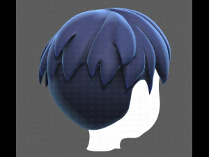 Base Hair for Boy V01 3D Model