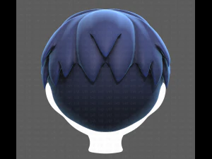 Base Hair for Boy V01 3D Model