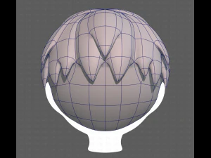 Base Hair for Boy V01 3D Model