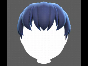 Base Hair for Boy V01 3D Model