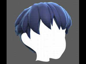Base Hair for Boy V01 3D Model