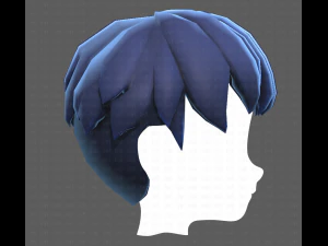 Base Hair for Boy V01 3D Model