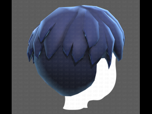 Base Hair for Boy V01 3D Модель