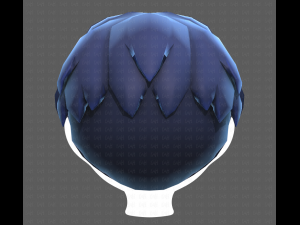 Base Hair for Boy V01 3D Модель