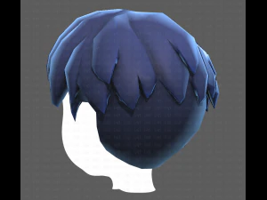 Base Hair for Boy V01 3D Model