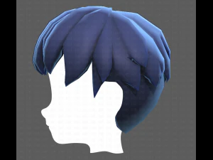 Base Hair for Boy V01 3D Model
