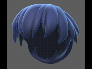 Base Hair for Boy V01 3D Model