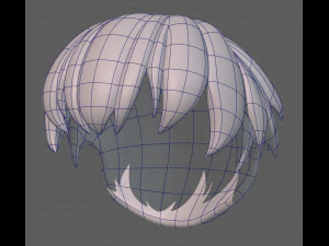 Base Hair for Boy V01 3D Model