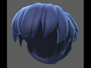 Base Hair for Boy V01 3D Модель