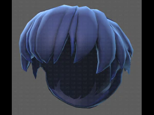 Base Hair for Boy V01 3D Model