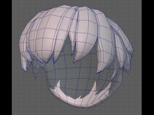Base Hair for Boy V01 3D Модель