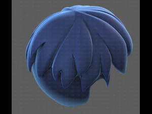 Base Hair for Boy V01 3D Model