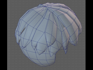 Base Hair for Boy V01 3D Модель