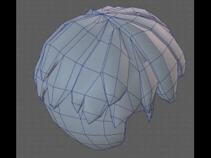 Base Hair for Boy V01 3D Model