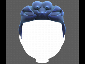 Base Hair for Boy V02 3Dモデル