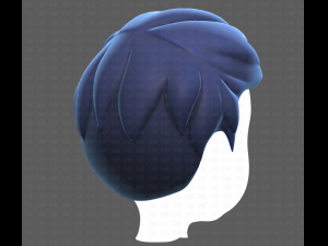 Base Hair for Boy V02 3Dモデル