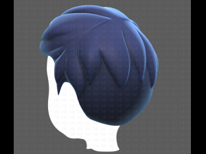 Base Hair for Boy V02 3Dモデル