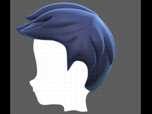 Base Hair for Boy V02 3Dモデル