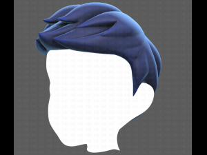 Base Hair for Boy V02 3Dモデル