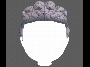 Base Hair for Boy V02 3Dモデル