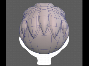 Base Hair for Boy V02 3Dモデル