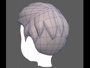 Base Hair for Boy V02 3Dモデル