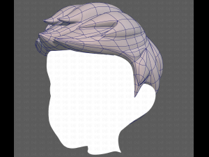 Base Hair for Boy V02 3Dモデル