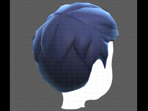 Base Hair for Boy V02 3Dモデル