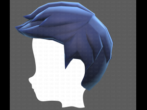 Base Hair for Boy V02 3Dモデル