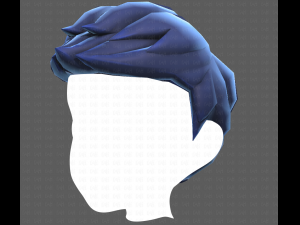 Base Hair for Boy V02 3Dモデル