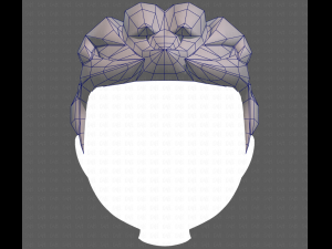 Base Hair for Boy V02 3Dモデル